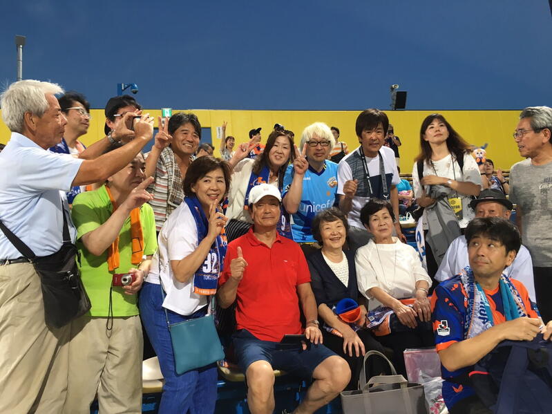 2018年9月12日 サッカー Vファーレン応援