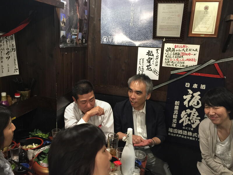 2016年 総会懇親会2次会 57年卒幹事